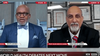 Prof Salim Abdool Karim provides insight into the MPox virus in an interview with Newzroom Afrika's Vuyo Mvoko